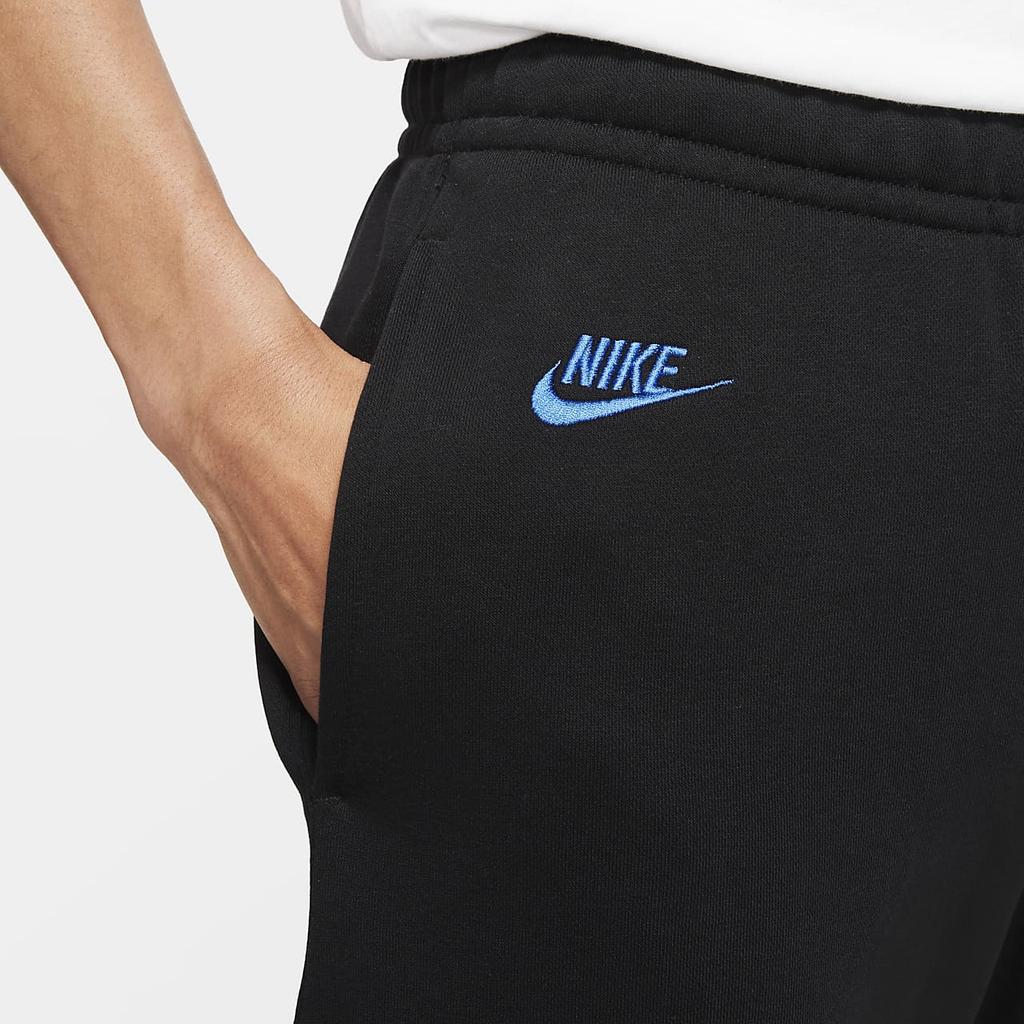 Nike Vyšívané pánské tepláky středního pasu Černé DD4677-010