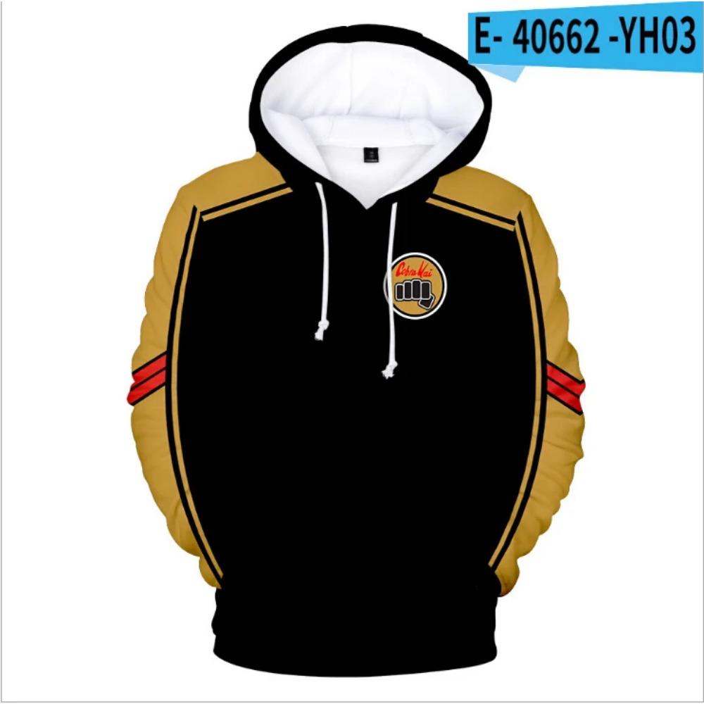 The Karate Kid Cobra Kai 3D Imprimare Hanorace Bărbați Hanorace Femei Treninguri Moda Toamnă Harajuku Hanoră Casual Băieți Pulovere