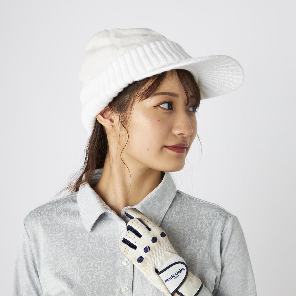 Marie Claire Women's Fur Knit Cap 735955 OWTF