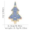 Military Aircraft Pin Set Enamel Badge Collectible Souvenir Backpack Decor Fan Gift Warplane Brooch Jet Accessory