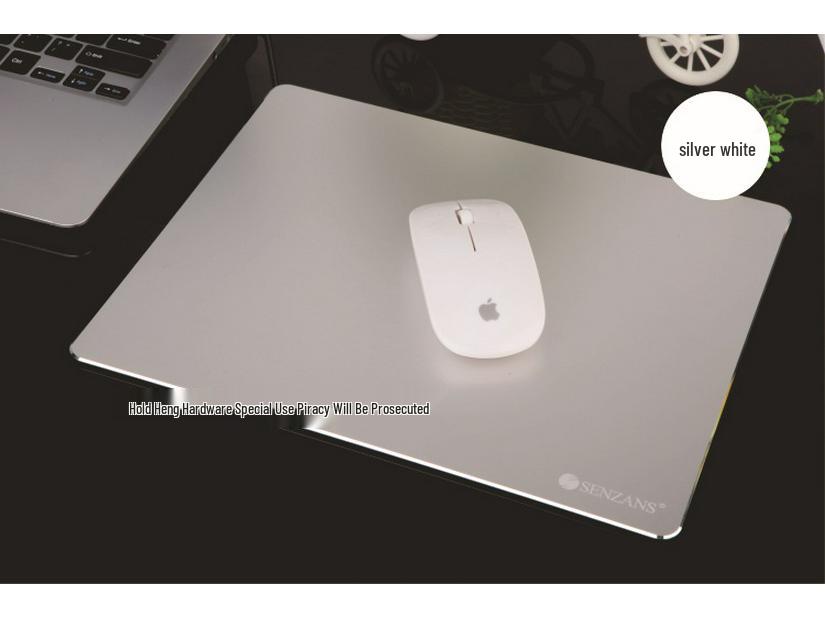 Aluminum Alloy Metal Gaming Mouse Pad 300x240mm for MAC