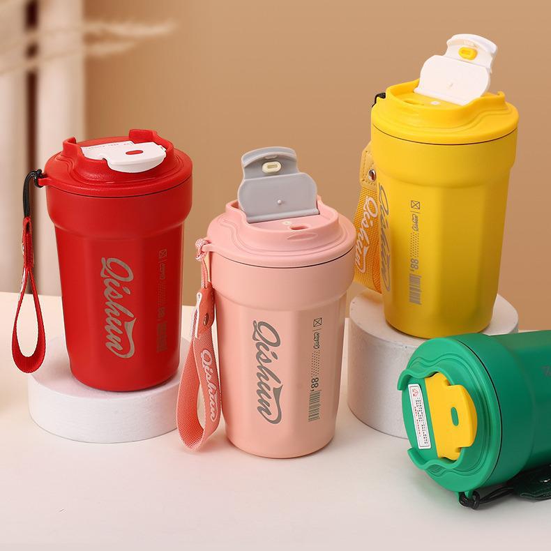High-Value 316 Stainless Steel Travel Thermos Cup - Portable, Customizable Gift for Car and Travel Use.