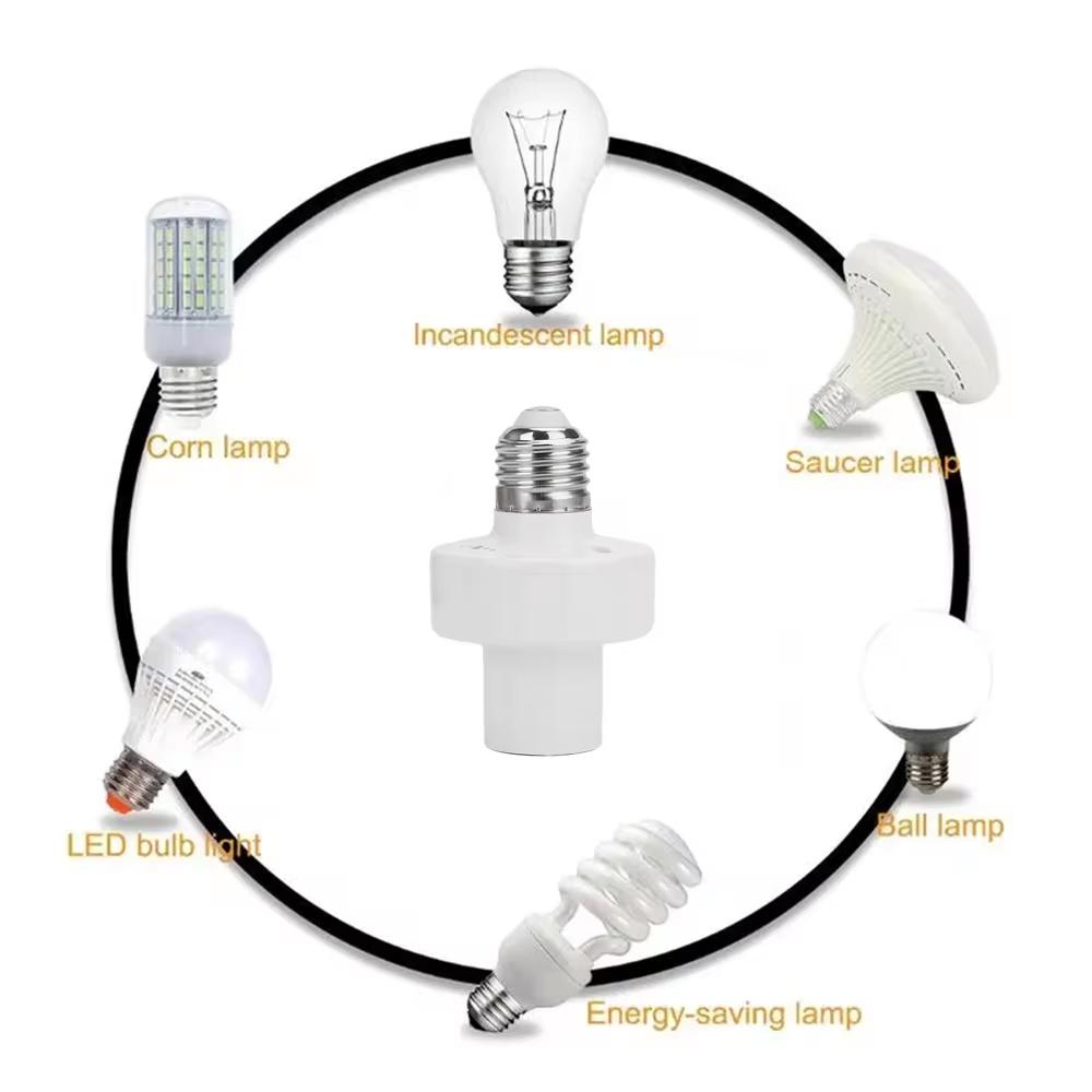 AC85-265V Radar Sensor E27 Buchse Smart Glühbirnen Adapter Lampe Halter Basis Küche Schlafzimmer Licht Schalter