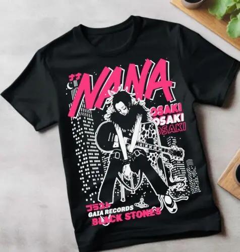 Summer Japanese Anime T-shirts Nana Osaki Men T-Shirt Black Stones Manga Anime Graphic Tee Shirt Funny Clothes for Men Women