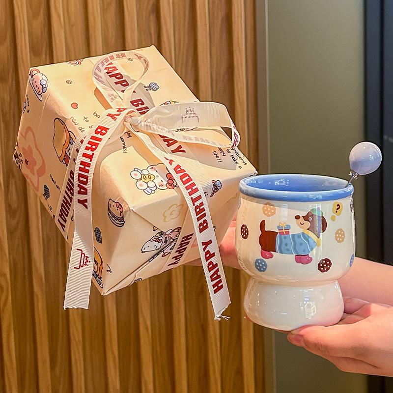 Birthday Gift, Girls Are Cute, Holding Cups, Especially Beautiful Mugs, Niche Coffee, Latte Cups, Souvenirs