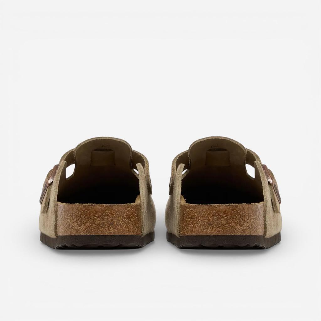 Birkenstock Boston Plantare Morbido Camoscio Taupe
