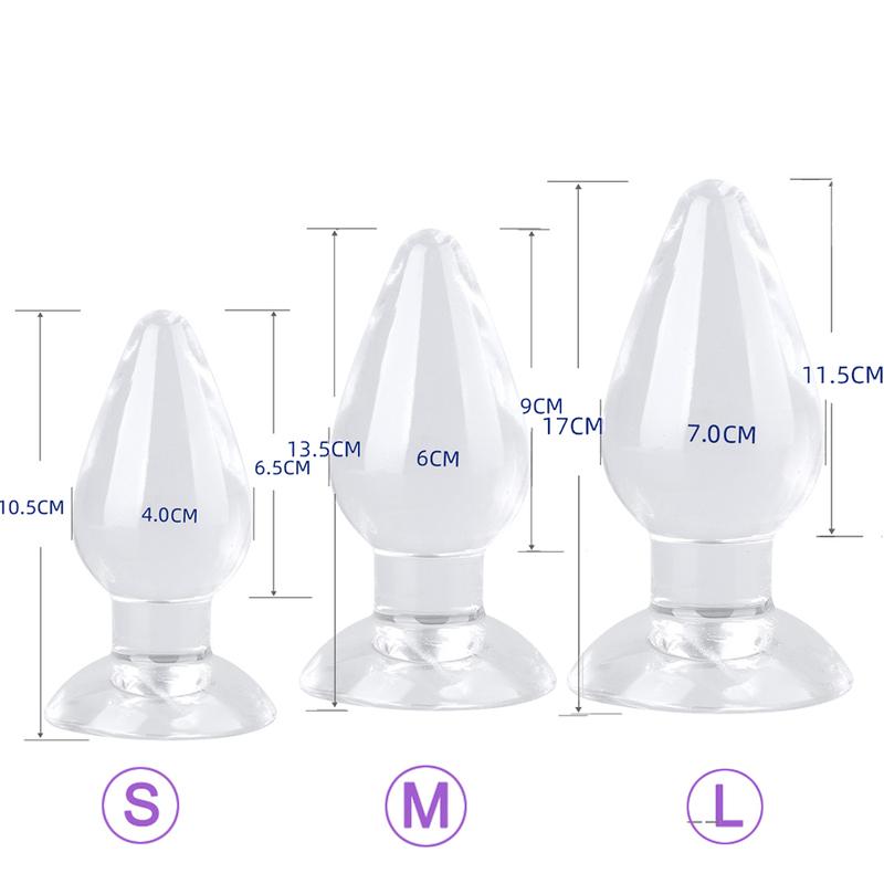 Super Big Soft Anal Plug Butt Plug TPE Clear Large Huge Sex Toys Anal Dildo Bead Unisex Erotic Toys Sex Products for Men Women
