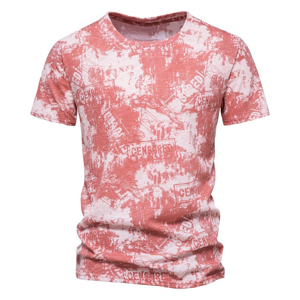 Hawaiian Leaves 3D Printed Summer Men's Casual Sports High-quality Street Classic Retro Oversized O-neck Short Sleeve Shirt Top