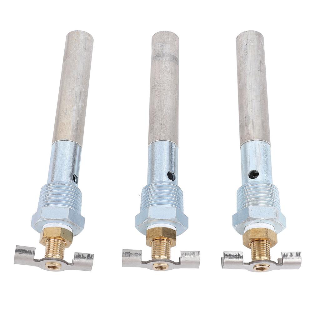 3 Sets RV Water Heater Anode Rod 4.5 X 1 2in NPT Quick Drain Design Water Heater Tank Anode Rod for Atwood Water Heater