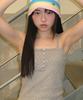 RONRON Heart Button Golgi Sleeveless Gray Flower