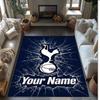 Tottenham Hotspur FC Printed Crystal Velvet Rug Non‑Slip Crystal Velvet Carpet For Sofa Bedroom Indoor Home Decoration