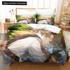 3D Print Cartoon Bedding Set Genshin Impact Game 3d Duvet Cover Set Comforter Bed Linen For Boy Decor Bedclothes