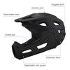 Full Face Cykelhjälm Vuxen Cykelhjälm med Avtagbart Hakskydd och Visir för Mountainbike