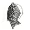 Cast Iron Fish for Cooking Natural Iron Supplement for Soups Stews Curries Reusable Rust-Proof Traditional Kitchen Tool for Enriching Food with Iron