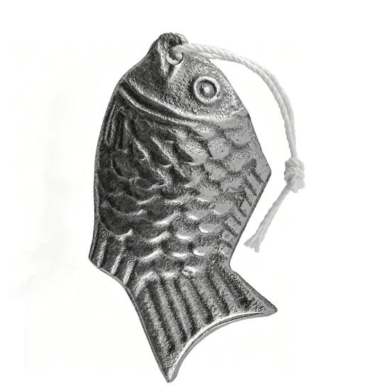 Cast Iron Fish for Cooking Natural Iron Supplement for Soups Stews Curries Reusable Rust-Proof Traditional Kitchen Tool for Enriching Food with Iron