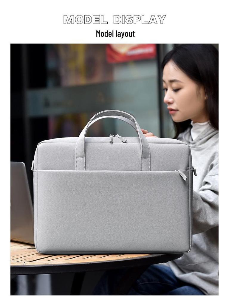 Shockproof 16-17.3 Inch Laptop Bag: Airbag Protection, Handheld & Shoulder Carry Options, Large Capacity
