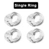8/1Pcs Door Stops Punch-free Door Handle Buffer Wall Protection Transparent Doorknob Bumper For Walls Furniture Protector Pad