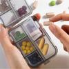 10 Compartments Travel Pill Organizer Pocket Portable Pill Storage Box Case Daily Pill Container or Purse Fish Oil Medicine
