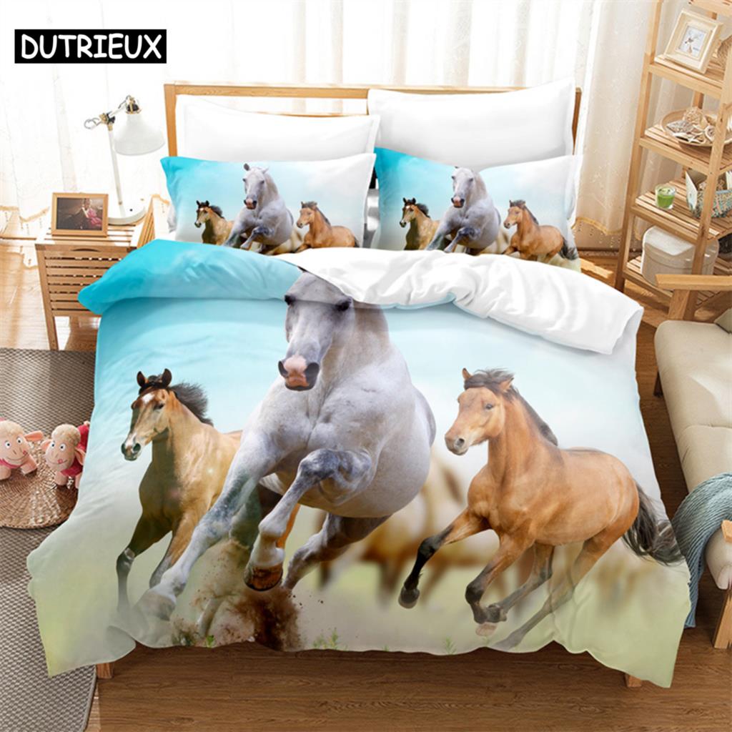 Comforter 3D Digital Printing Fashion Design Animal Bedding Set Queen Size