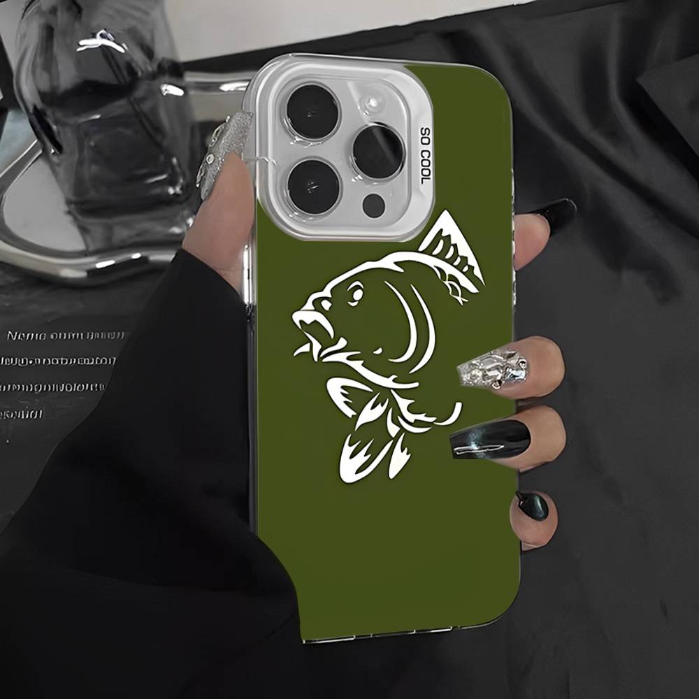 N-Nashs Fishing Logo Phone Case For IPhone 17 16 Plus Pro Max 15 14 13 12 11 Matte Colorful Covers