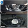 ABS Chrome Front Fog Light Lamp Ring Circle Frame Eyebrow Sticker Cover Trim Accessories For Mercedes-Benz Vito W447 2017 -