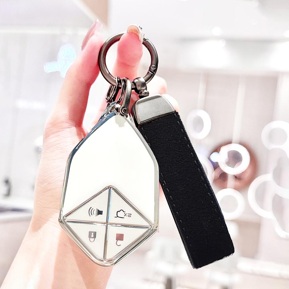 Shell Ring Holder Accessories For Changan Shenlan Deepal S7 S07 G318 S09 S05 L07 Sl03 Car Key Case Keyless Fob Keychain Cover