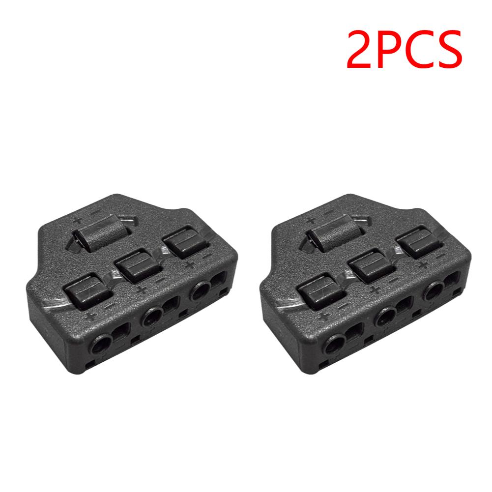 6/3Ports Hub Out Line Splitter Quick Connect Low Voltage Wire Splitter Distribution Block Lighting Led Strip Connection Terminal