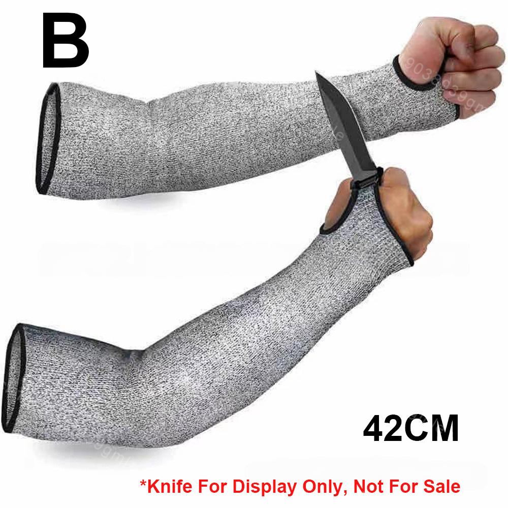 Level 5 Anti Cut Arm Sleeves Puncture Resistant Gloves Breathable Arm Guard Protector for Household Work
