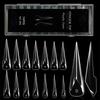 70PCS Nail Extension Dual System 3D Dragon Claw Forms Full Cover Acrylic Gel Builder Flexible Tips for Women Beauty Salon