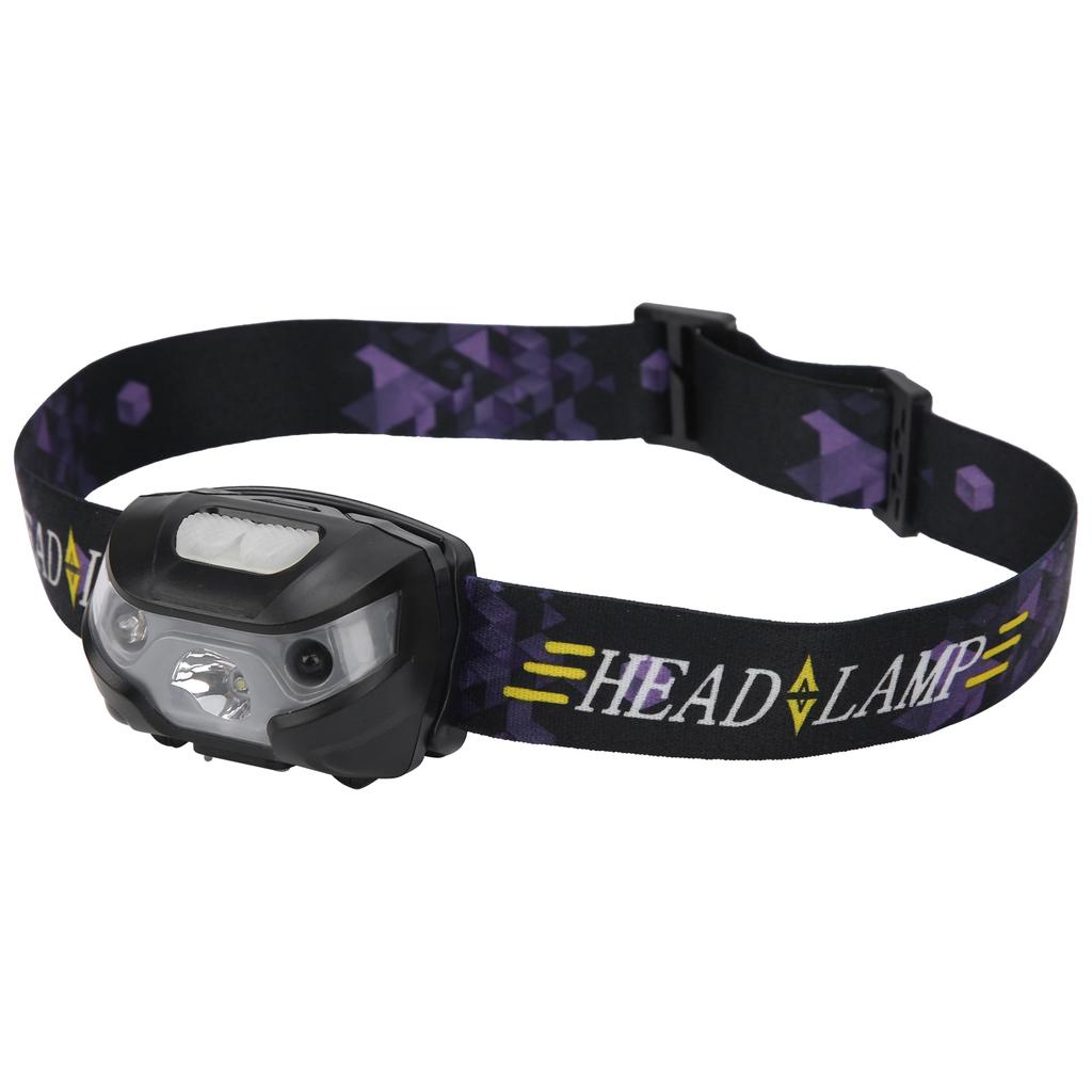 LED Stirnlampe mit hoher Helligkeit Frontlicht Wasserdicht USB-Aufladung für Camping Angeln