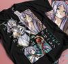 Frieren Anime T-Shirt, Vintage Manga Comic Tee, Unisex Cotton Streetwear Otaku T-shirt