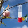 Transparent Hummingbird Feeders Plastic Hanging Bird Feeders Practical   Yard