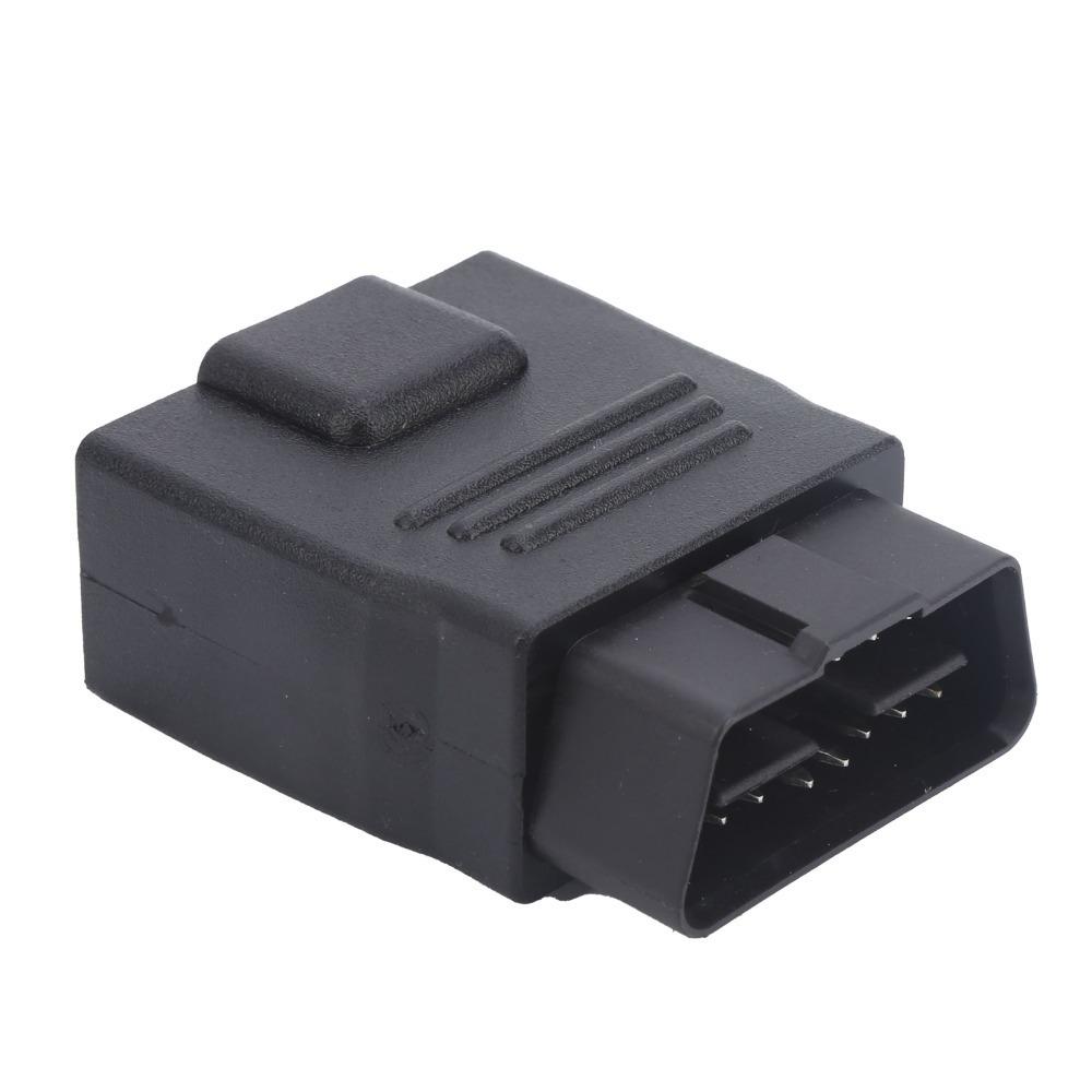 ABS OBD2 Connector Male to Female 16Pin OBD2 Adapter OBD Port Extension  OBD2 Interface Extension чёрный