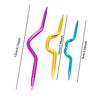 Knitting Set Aluminum Cable Stitch Holder Smooth Crochet Hooks for Knitting Yarn Needle Accessories