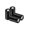 4pcs Carbon Fiber Car Wheel Tire Valve Cap Tyre Stem Cover Auto Accessorie For Peugeot 108 2008 206 207 306 308 508 107 3008 208