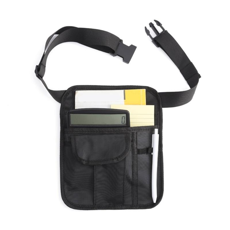 Waist Pouch Large Restaurant Waitress Accessories Bag with Adjustable Belt Utility Money Bag Working Serving Apron