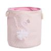 Basket Laundry Dirty Pink Swan Organizer Drawstrin Storage Household Supplies