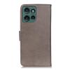 KHAZNEH For Motorola Edge 50 Neo 5G/Moto S50 5G/Thinkphone 25 5G Wallet Case Cowhide Texture Leather Flip Phone Cover
