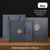 Luxury Mid-Autumn Festival Gift Set with Built-in Pen Holder