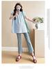 2026 Summer Stylish Maternity Loose Split Top with Round Neck