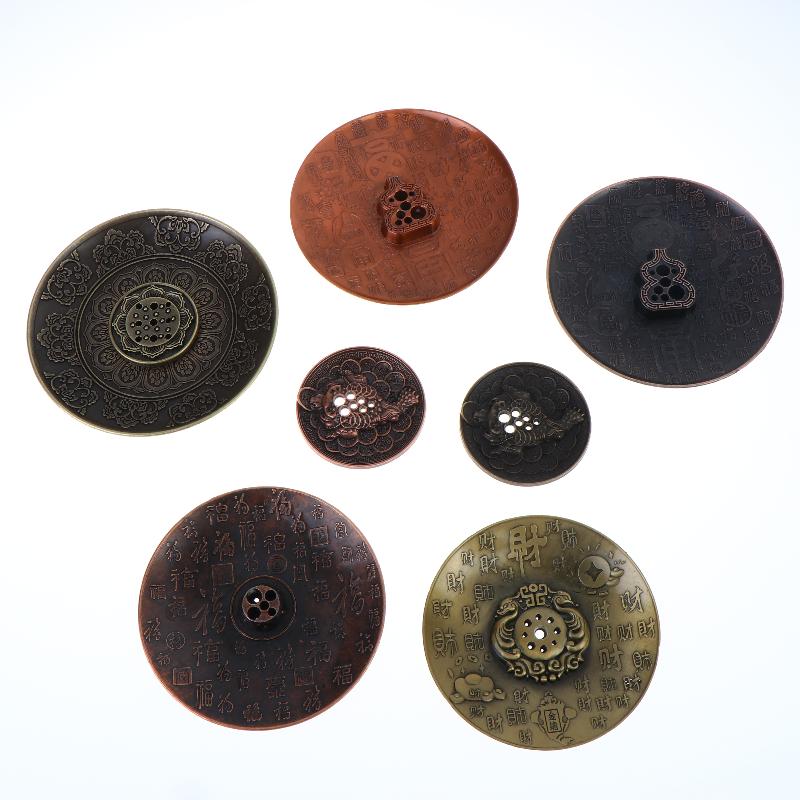 1/2/3/4Pcs Golden Toad Incense Diffuser Incense Stick Holder Metal Zen Lotus Buddha Incense Burner Censer Buddhist Aromatherapy