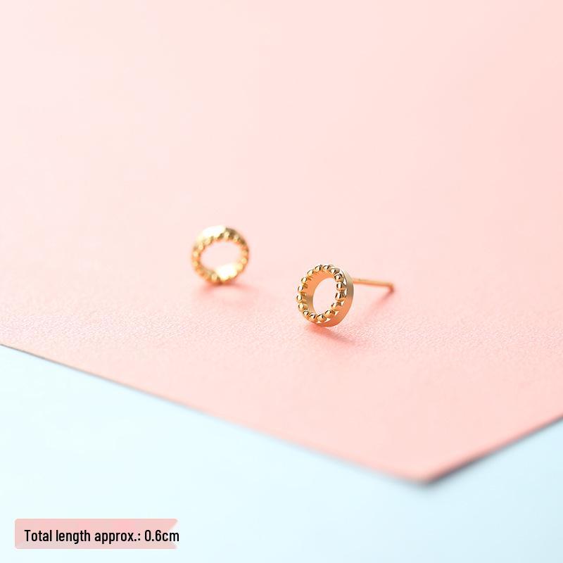Women's Gold & Silver Earrings: Simple Ear Studs & Celeb-Inspired Dongdaemun Style