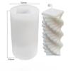 Soap Molds 3D Spiral Square Column Silicone Candle Mould DIY Creative Geometric Architecture Series Aromatherapy Candle Gypsum
