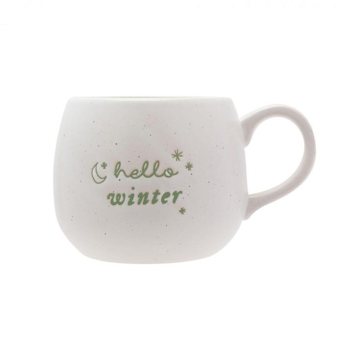 The Seasonal Gift Co. Hello Winter Speckle Mug