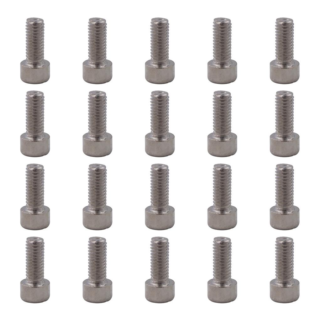 20Pcs Bike Water Bottle Cage Bolts Hexagon Socket Head Bolts Stainless Steel Screws Fixed Gear Mountain Bike Accessories