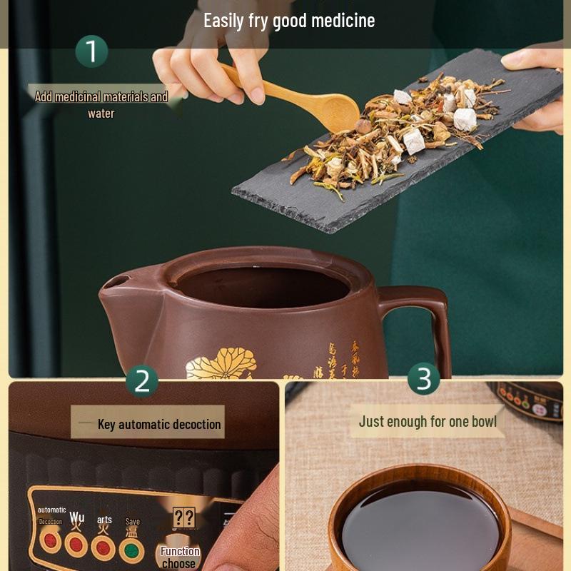 Automatic Zisha Electric Chinese Medicine Decoction Pot