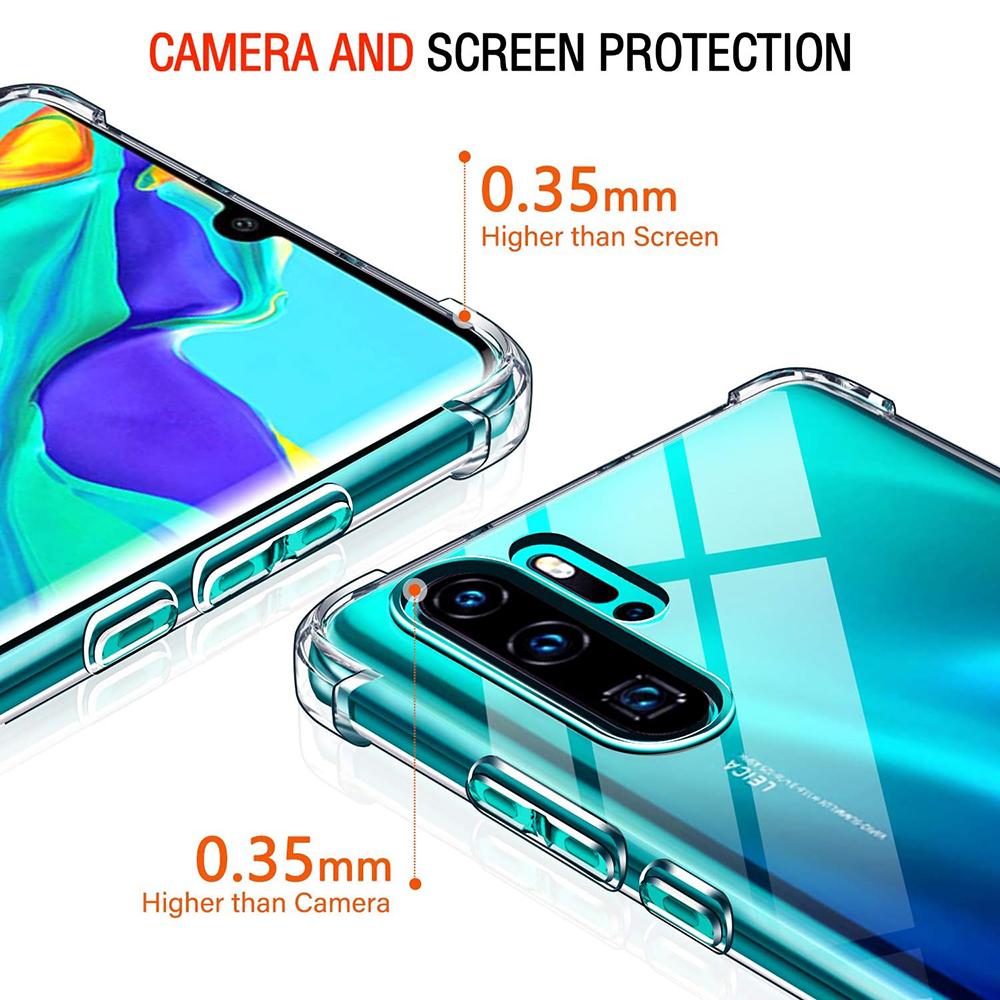 Shockproof Silicone Soft Case For Huawei P30 P20 Pro Lite Clear Ultra Thin Back Cover For P 20 30 P30Pro Transparent Shell Coque