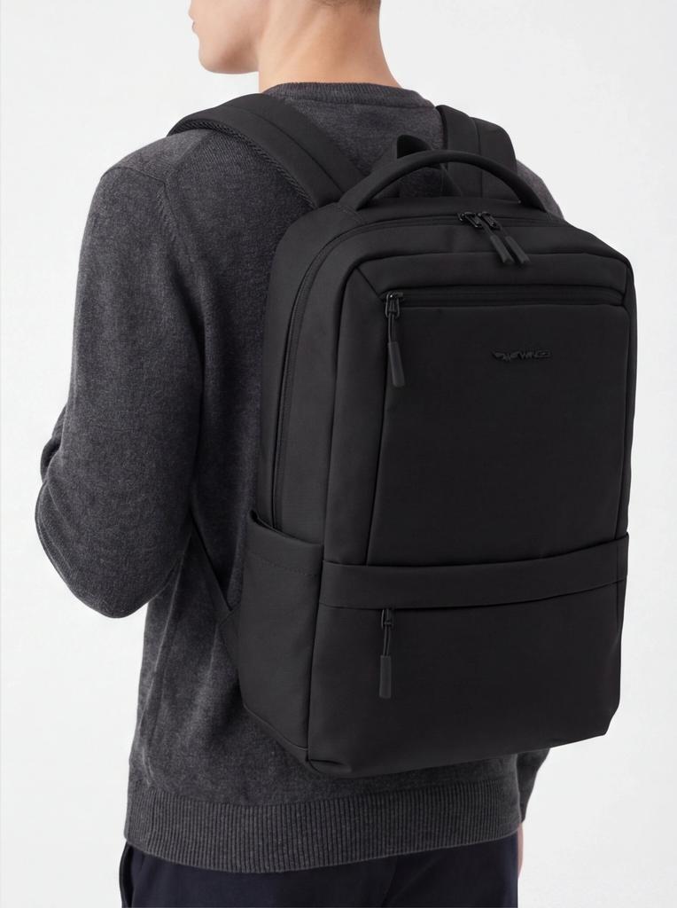 Wings Cbp003 Cabin Backpack Ryanair and Wizz Air Black Hand Luggage