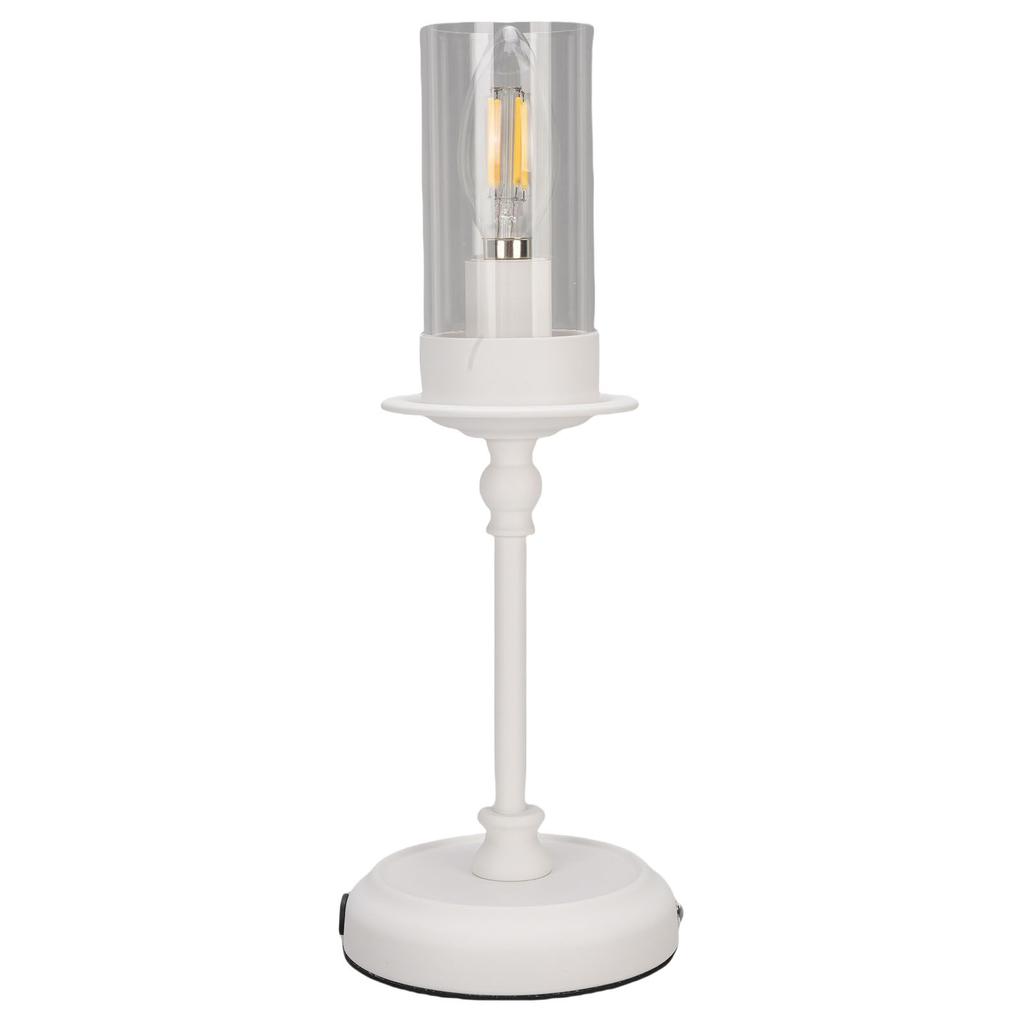 Decorative Candlestick Lamp Vintage Design Multifunctional Bedside Table Lamp for Wedding Parties