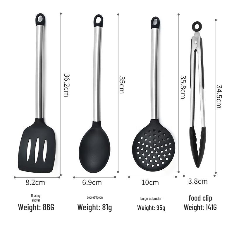 SMVP Silicone Kitchen Utensil and Tool Set